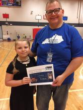 Overall Classroom Leader of the Week Claira Boone