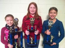 Gracie Cardwell, Mattie Wells, Kaylee VanMeter