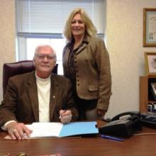 Judge David Fields and Janie Henderson