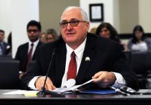 Rep. James Tipton, R-Taylorsville, presents House Bill 319, which aims to address the teacher shortage issue in the Commonwealth.